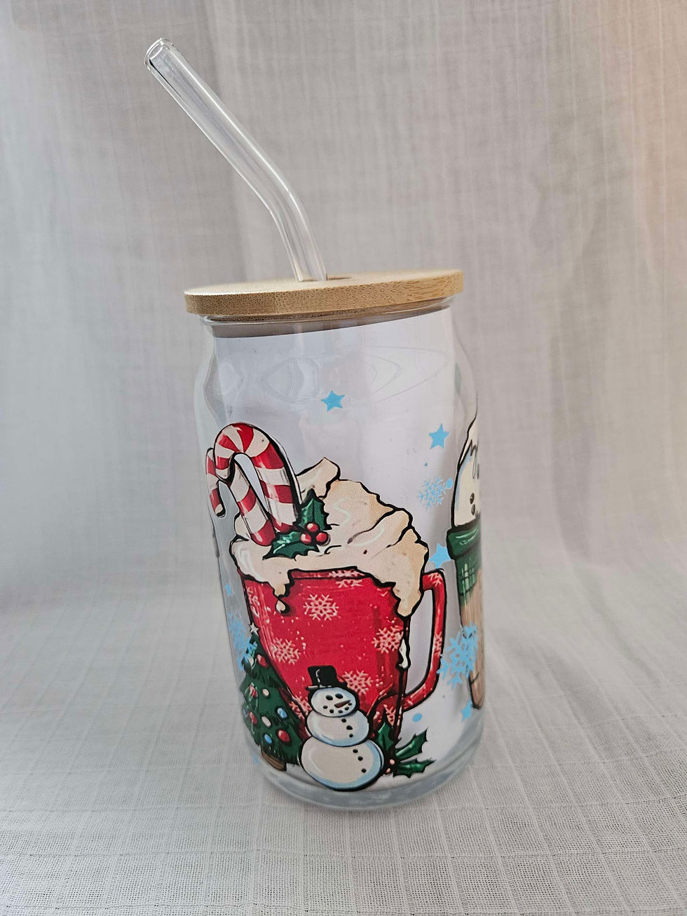 Thumbnail: Christmas coffee glass cup