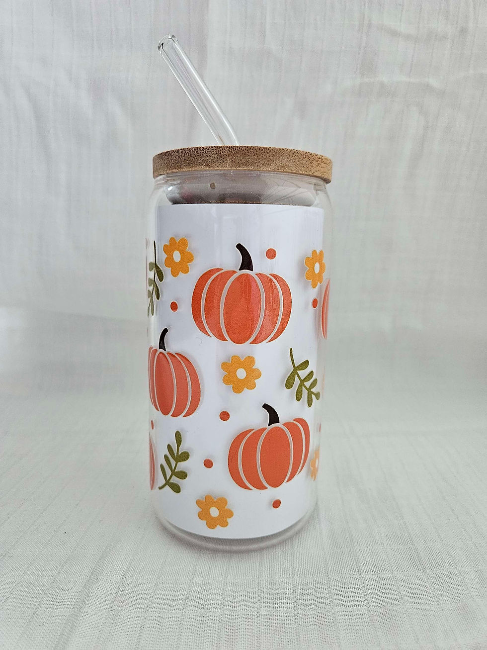 Thumbnail: Pumpkin glass cup