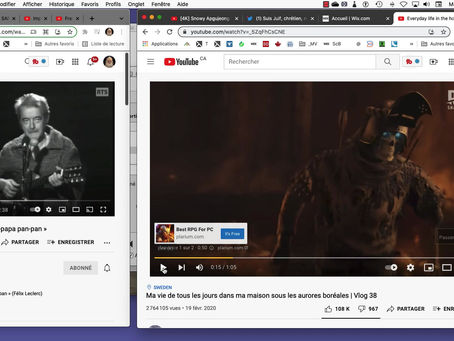 Ce qui se passe actuellement, et en chanson.