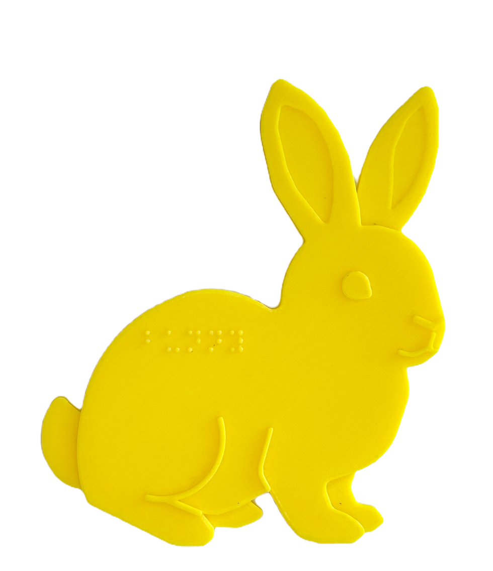 Thumbnail: 1 piece template of bunny puzzle