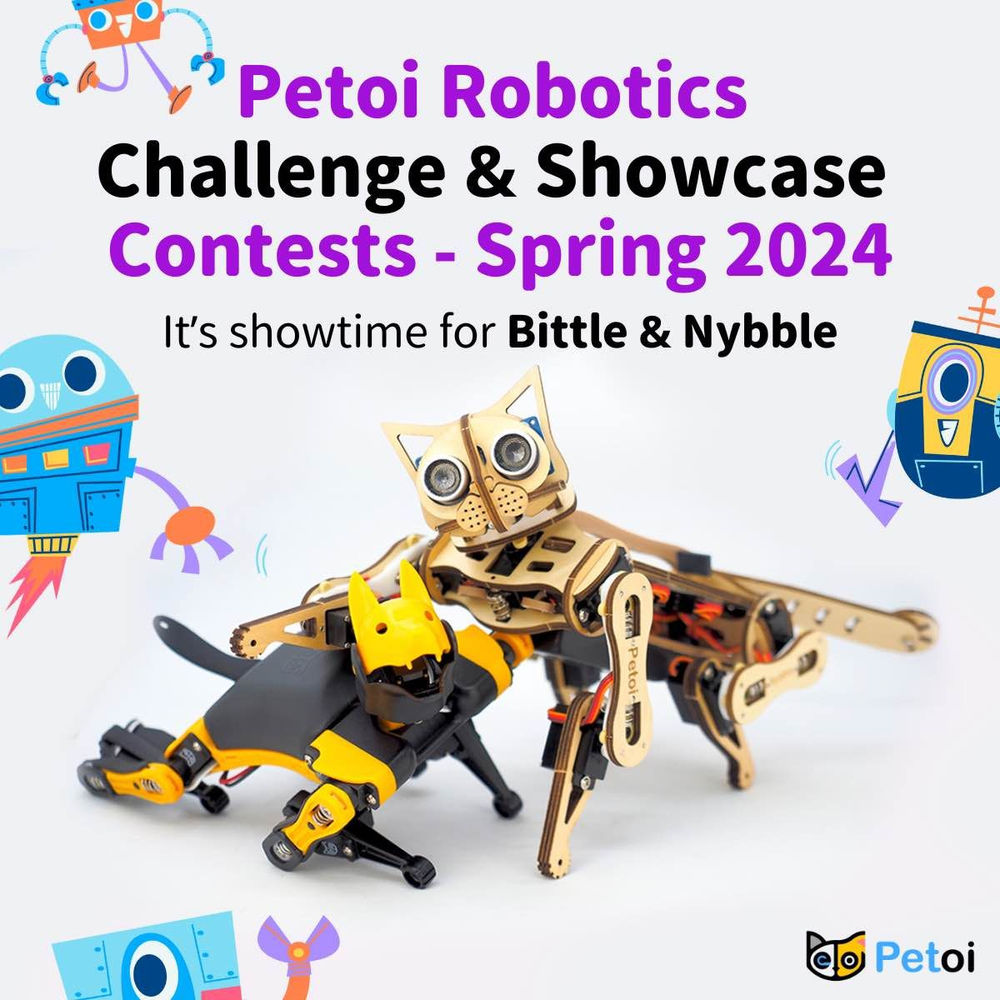Petoi Robotics Challange & Showcase Contests - Spring 2024 | Petoi Camp