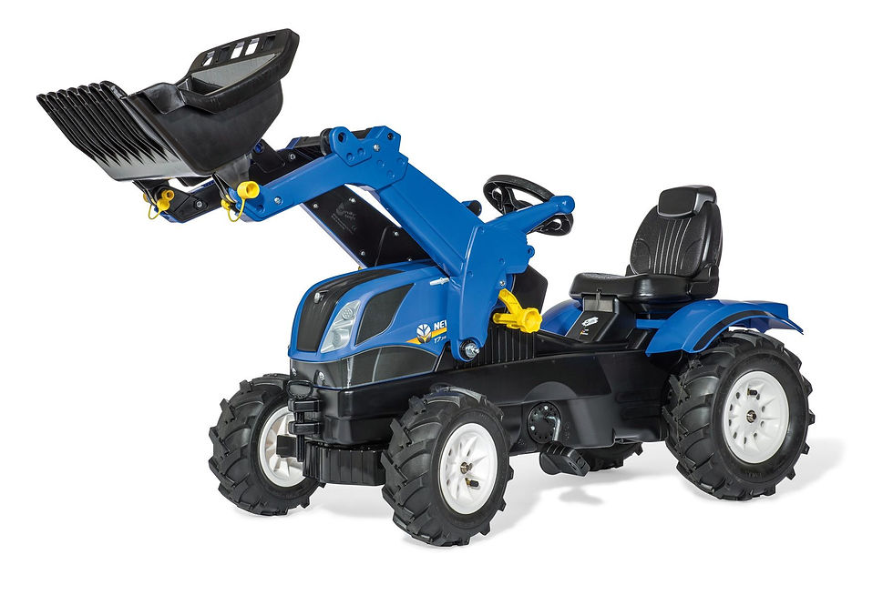 Pikkukuva: Kedja rollyFarmtrac, Rolly Junior, rollyUnimog 66 länkar