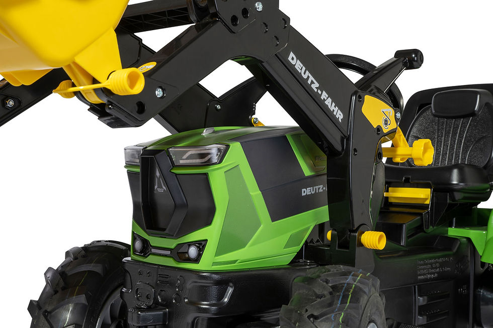 Pikkukuva: Tramptraktor rollyFarmtrac Premium II Deutz 8280 TTV med lastare/lufttrycksdäck