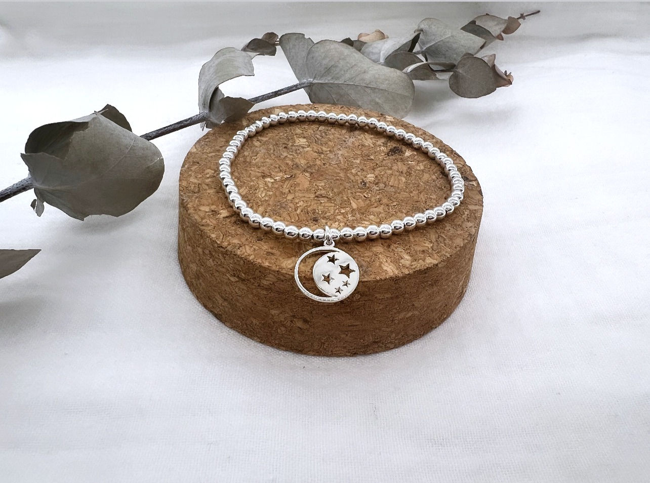 Bracelet - Lune et étoiles -