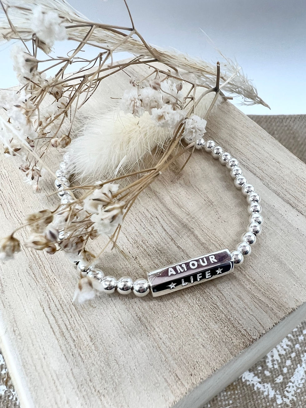 Miniature : Bracelet en argent 925 - Amulette -