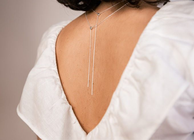 Miniature : Collier - Perle coulissante -