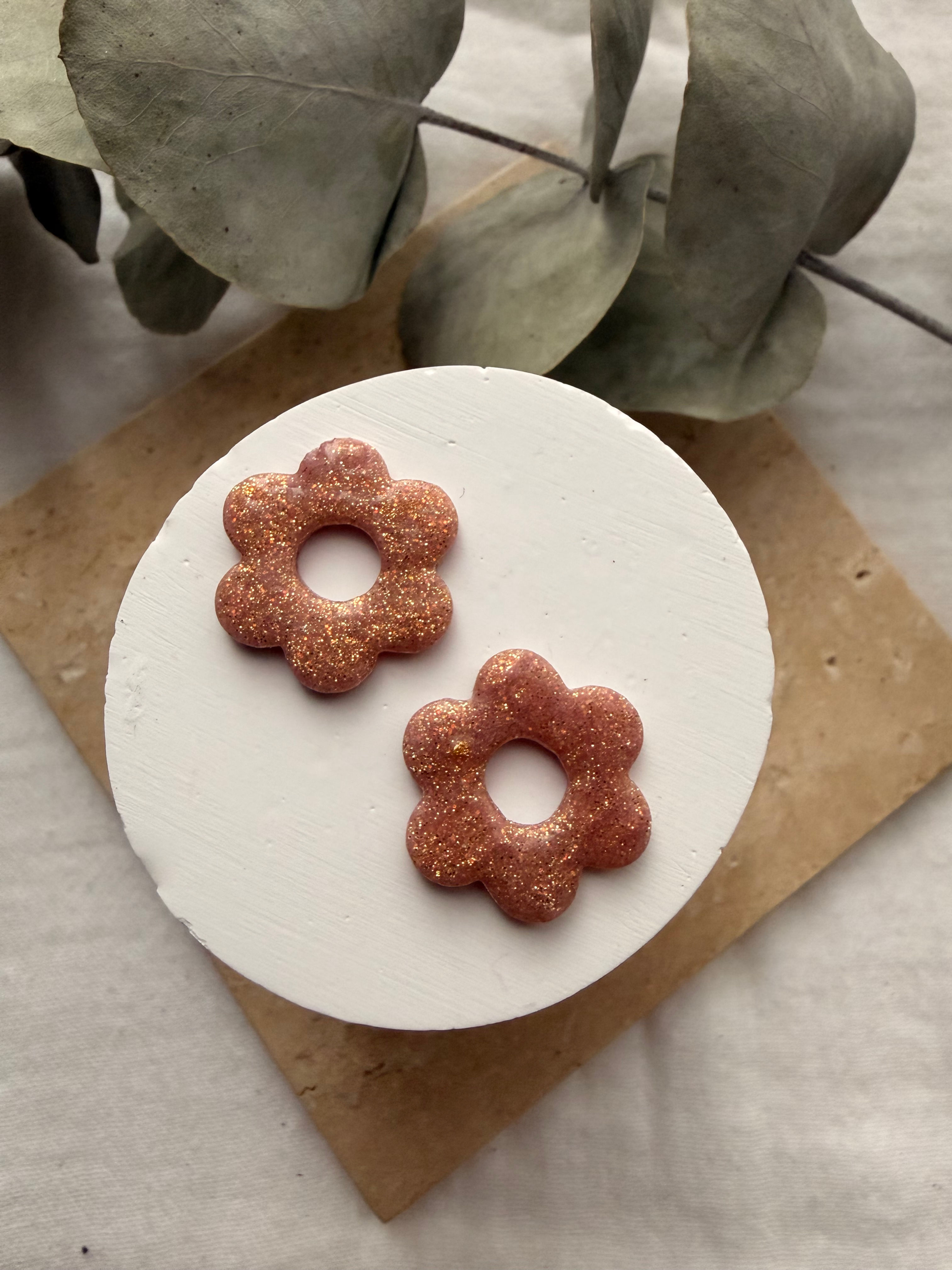 Mini Emma - Rose paillettes or -