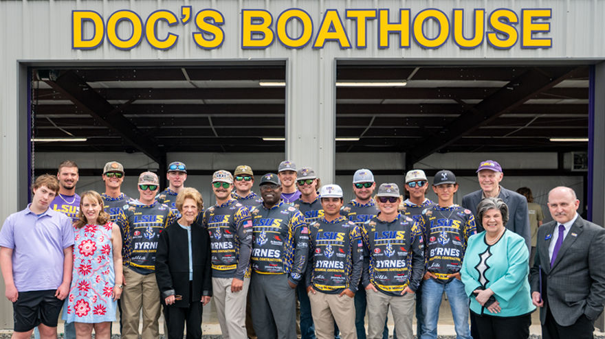 Doc’s Boathouse protects LSUS Fishing boats, symbolizes program’s growth