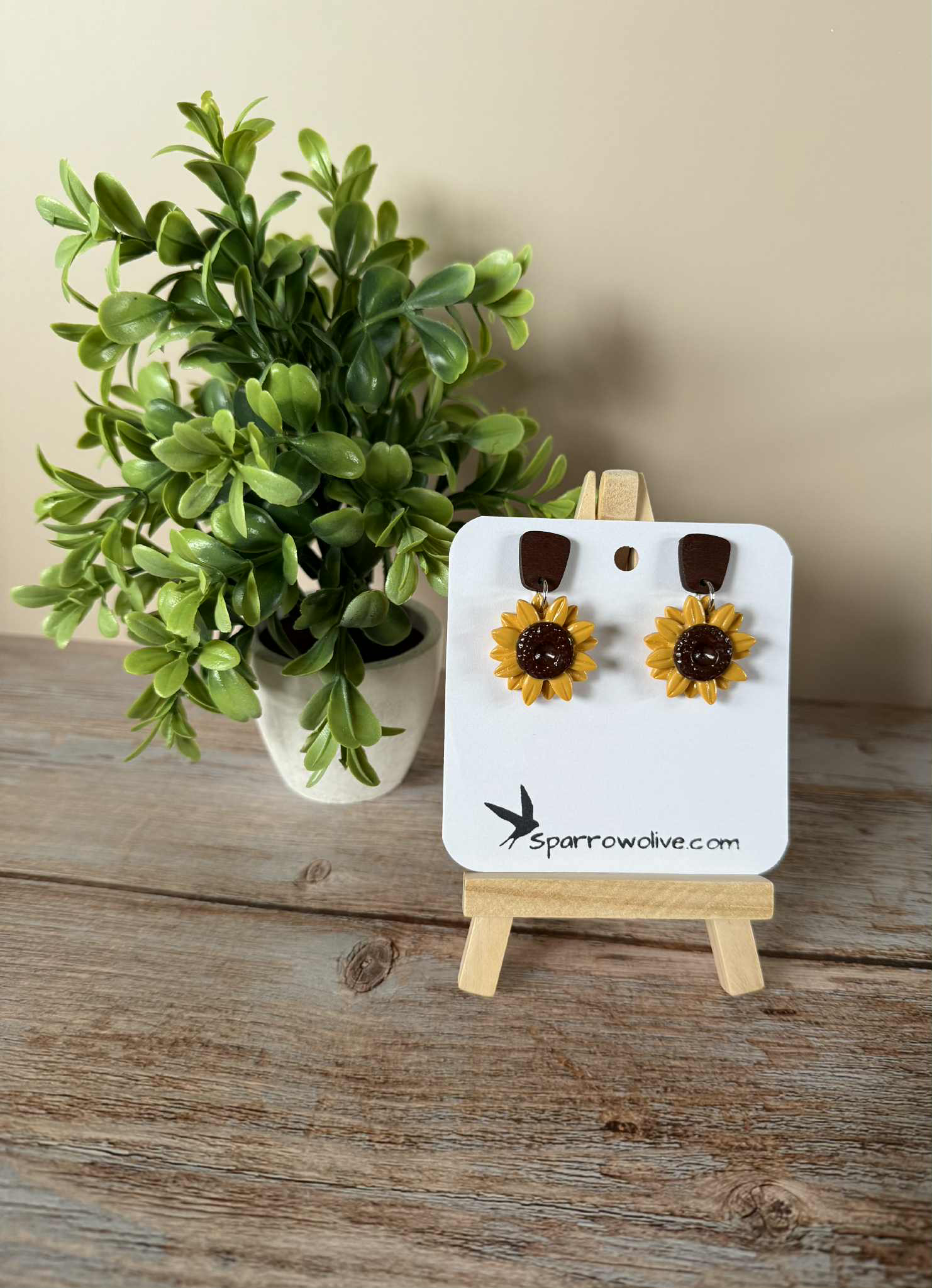 Sun Flower, Polymer Clay