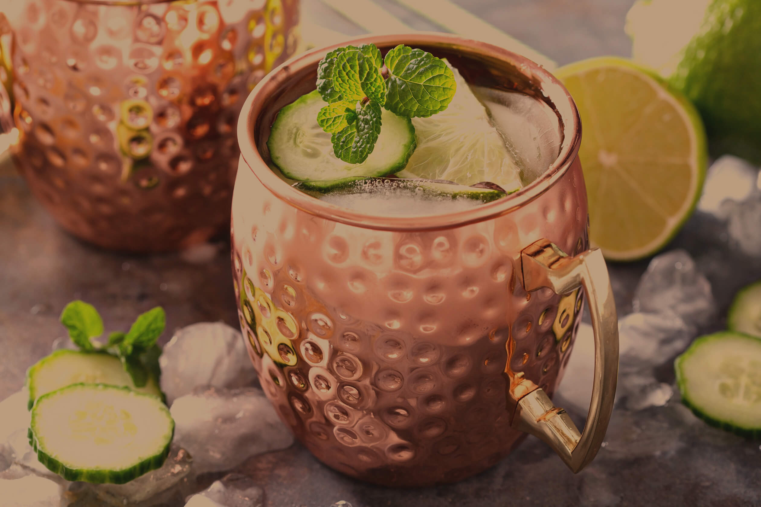 Ketel One Peach And Orange Blossom Mule