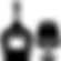 Icon of a liquor bottle and glass symbolizing the Bar module for managing bar stock and beverage costs.