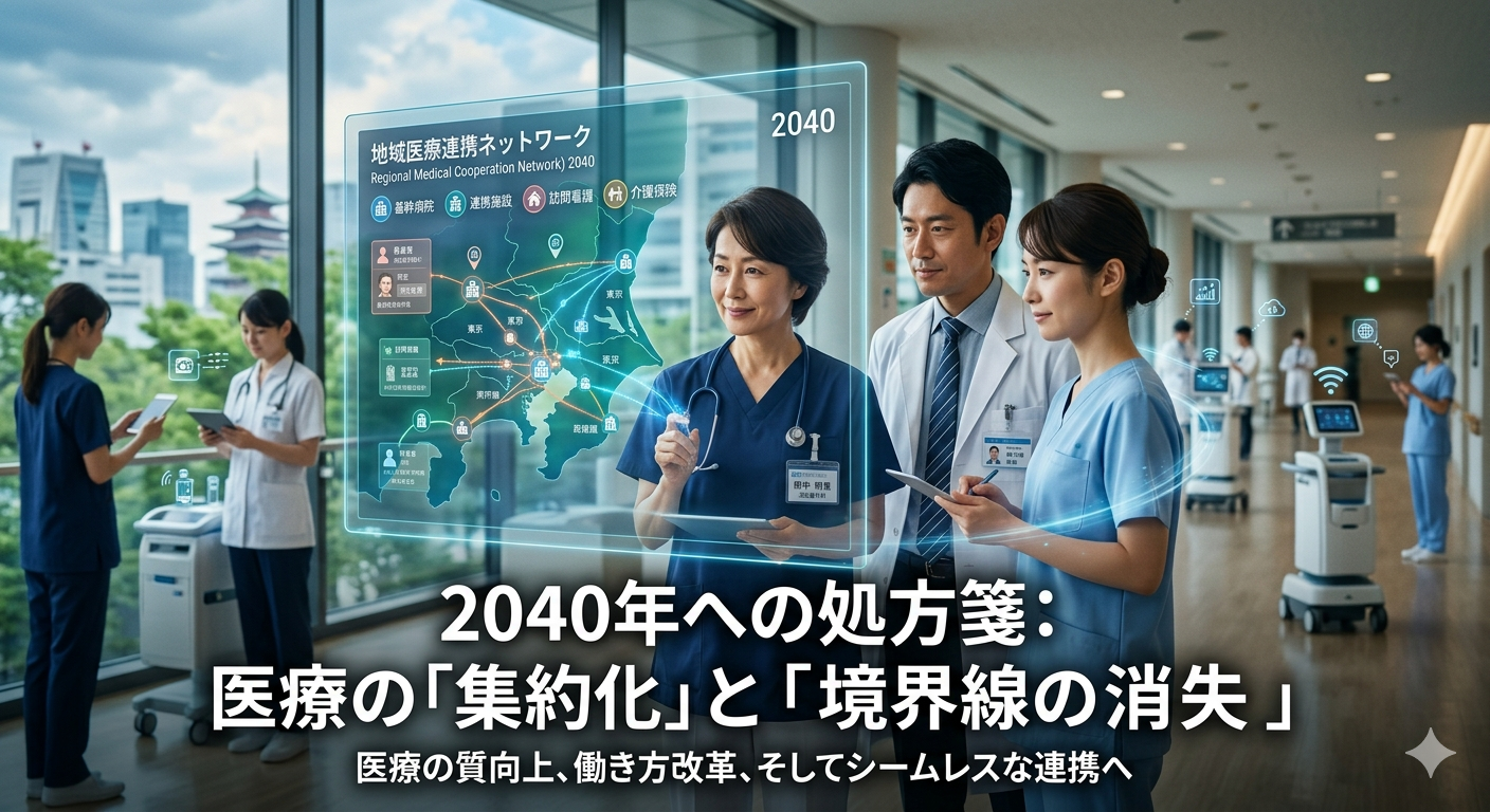 2040年、病院が選別される時代へ｜新地域医療構想が突きつける3つの衝撃