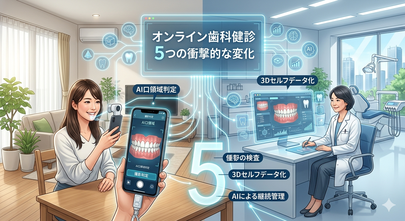 歯科DXの最前線｜オンライン歯科健診が変えるこれからの歯科医療