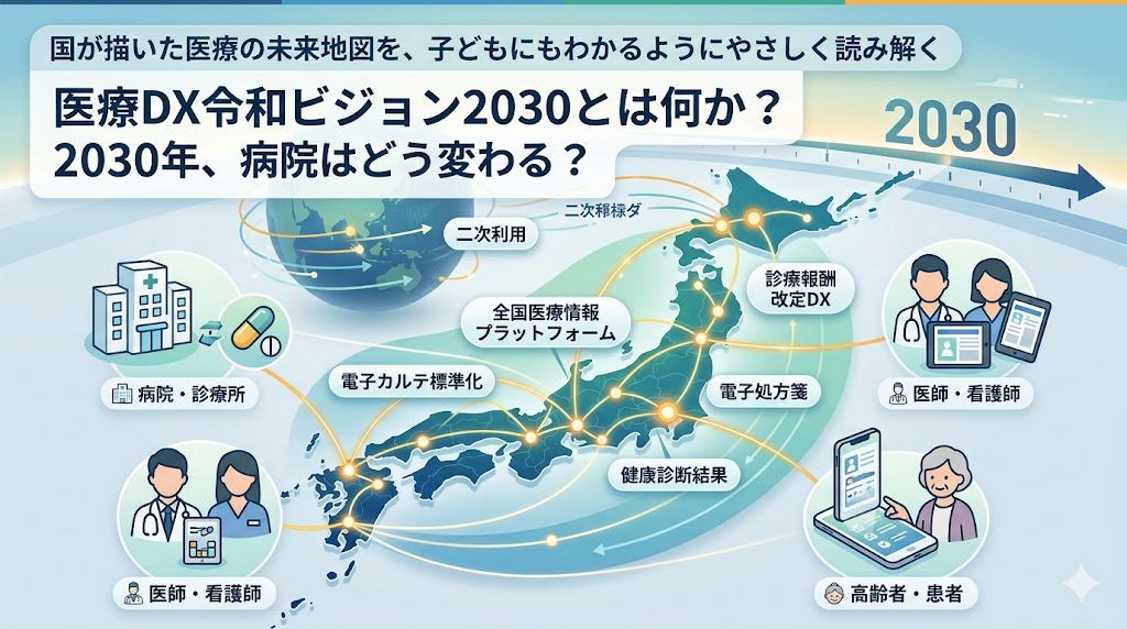 医療DX令和ビジョン2030とは何か？