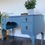Thumbnail: Queen Anne Painted Blue Dressing Table / Writing Desk in Farrow & Ball De Nimes