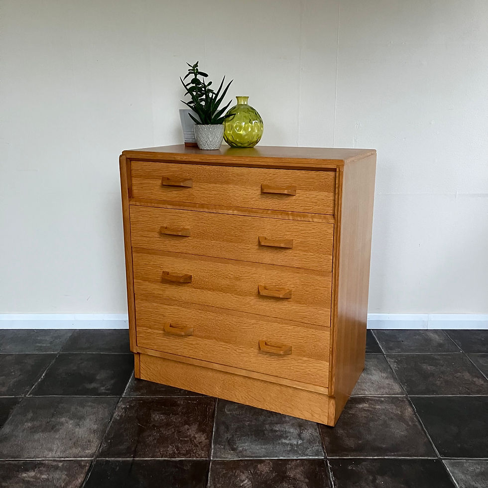 Thumbnail: Mid Century Modern E Gomme G Plan 1950's Oak Brandon Chest of Drawers
