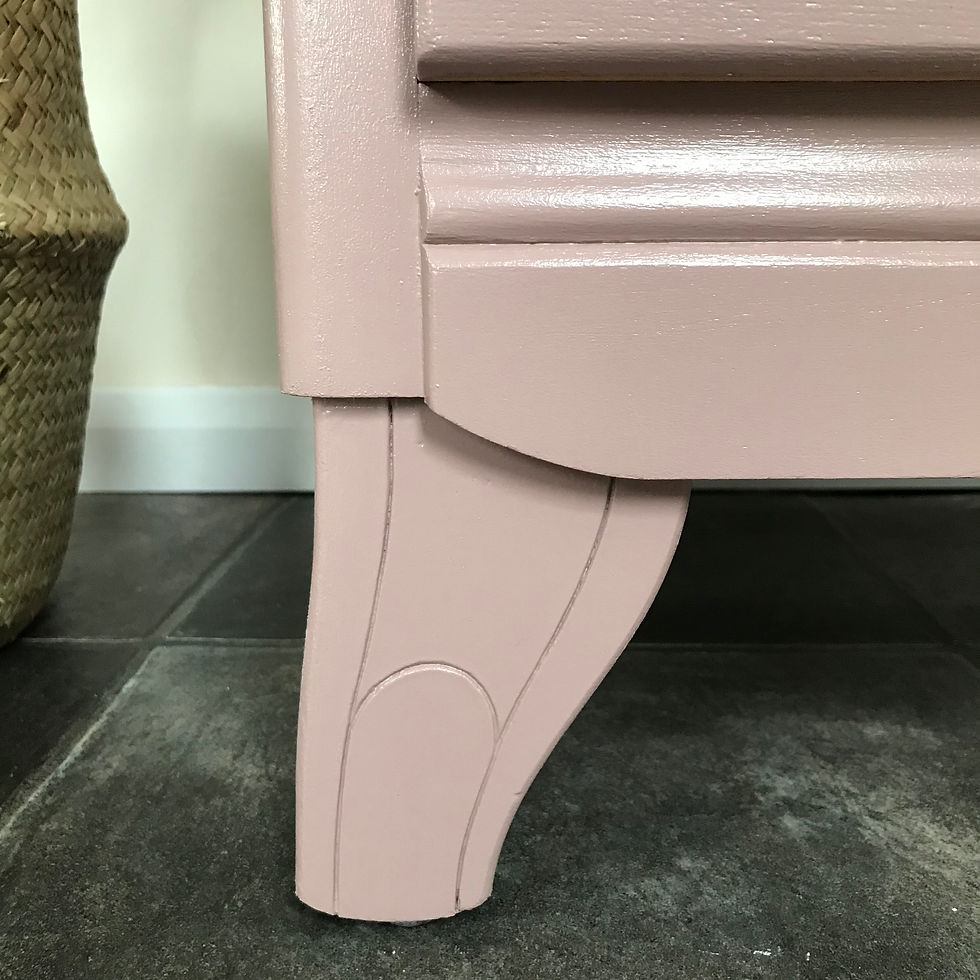 Thumbnail: Mid Century Upcycled Lebus Chest of Drawers/ Dressing Table  with Mirror