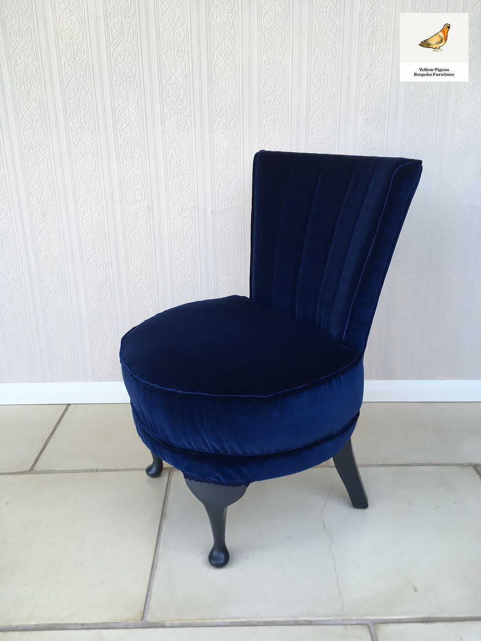 Thumbnail: Beautiful Vintage Sprung 1950's Cocktail / Boudoir / Nursing Chair
