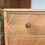 Thumbnail: Beautifully Refurbished Walnut Art Deco Lockable Three Drawer Chest of Drawers in Chevron Design
