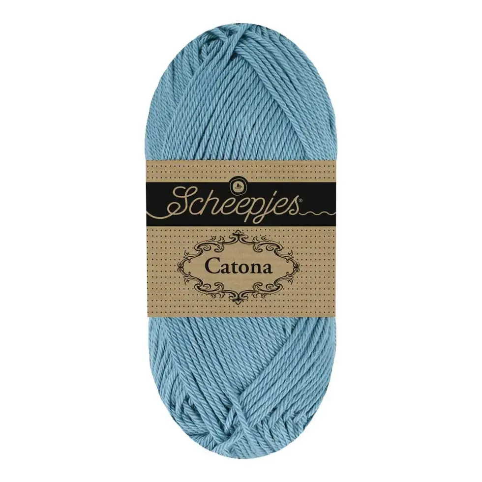Scheepjes Catona 50 g – fil coton mercerisé – 093 Light Steel Blue