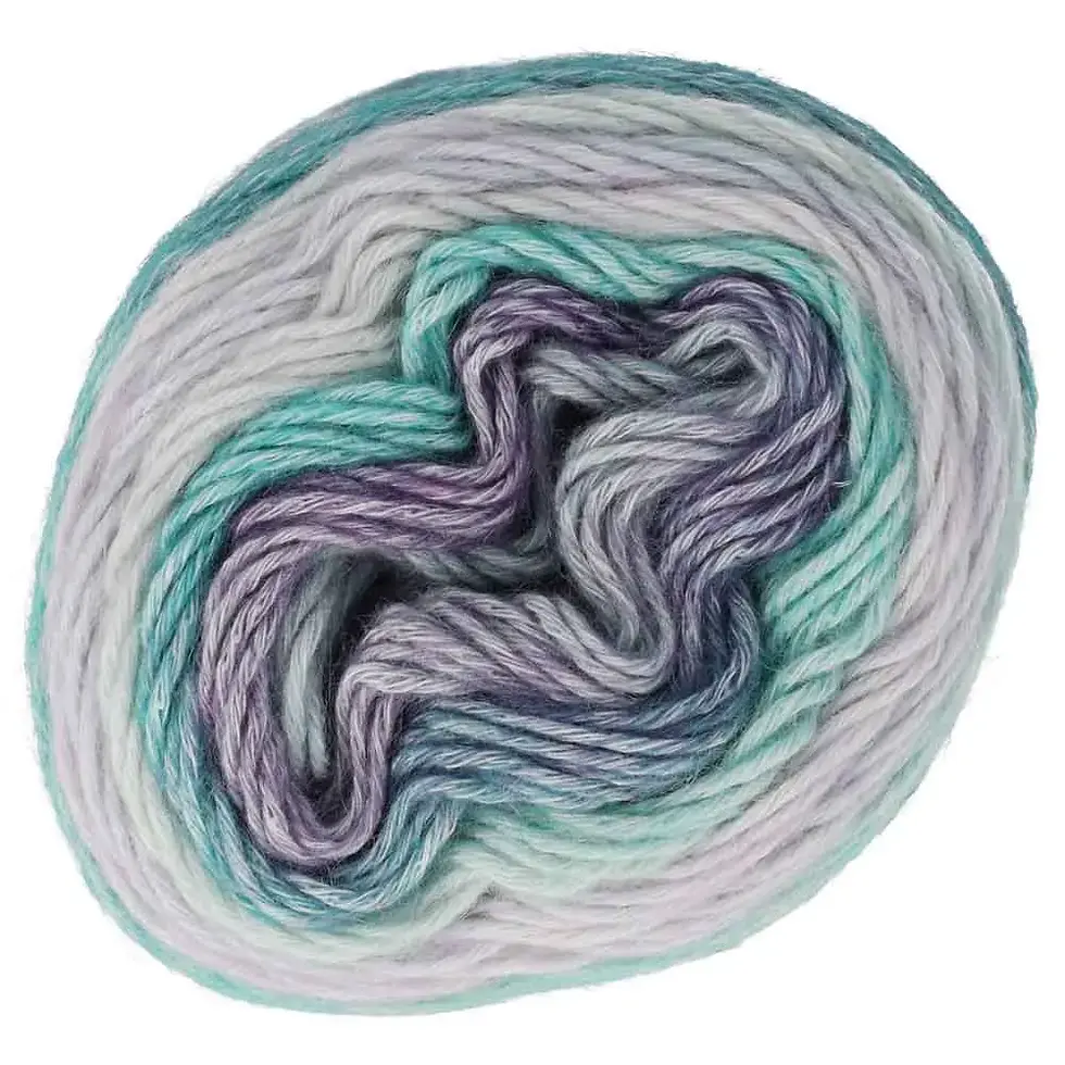 Scheepjes Stone Washed Flow 65g - 08 Twilight, vue de dessus