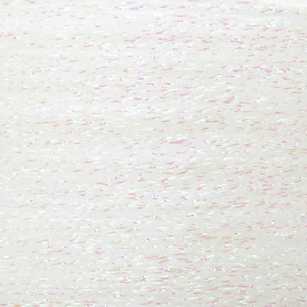003 Rico Creative Ricorumi Lame, Blanc irisé 10 g, 50 m, vue de près
