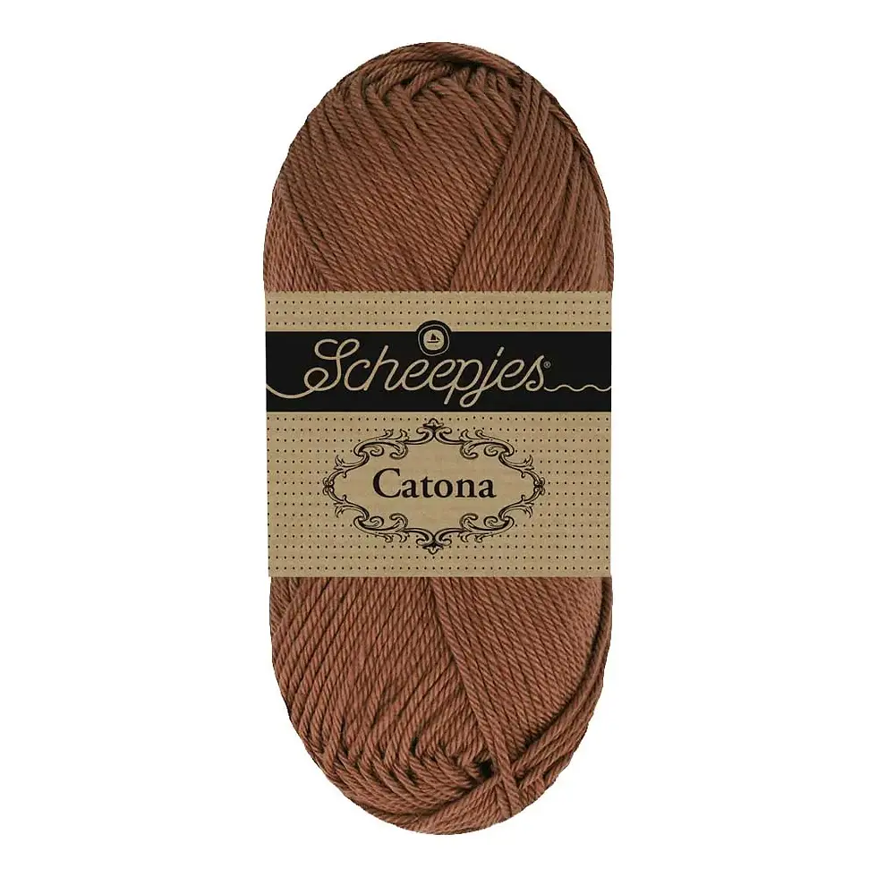 Scheepjes Catona 50 g – fil coton mercerisé – 109 Cocoa Pod