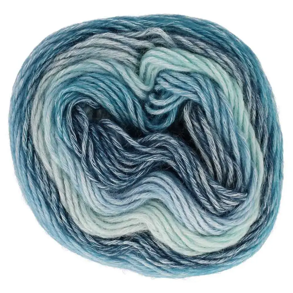 Scheepjes Stone Washed Flow 65g - 05 Calm, vue de dessus