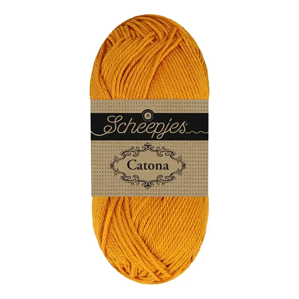 Scheepjes Catona 50 g – fil coton mercerisé – 119 Golden Hour