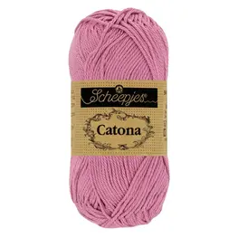Pelote de Scheepjes Catona 50 g – fil coton mercerisé – 398 Colonial Rose