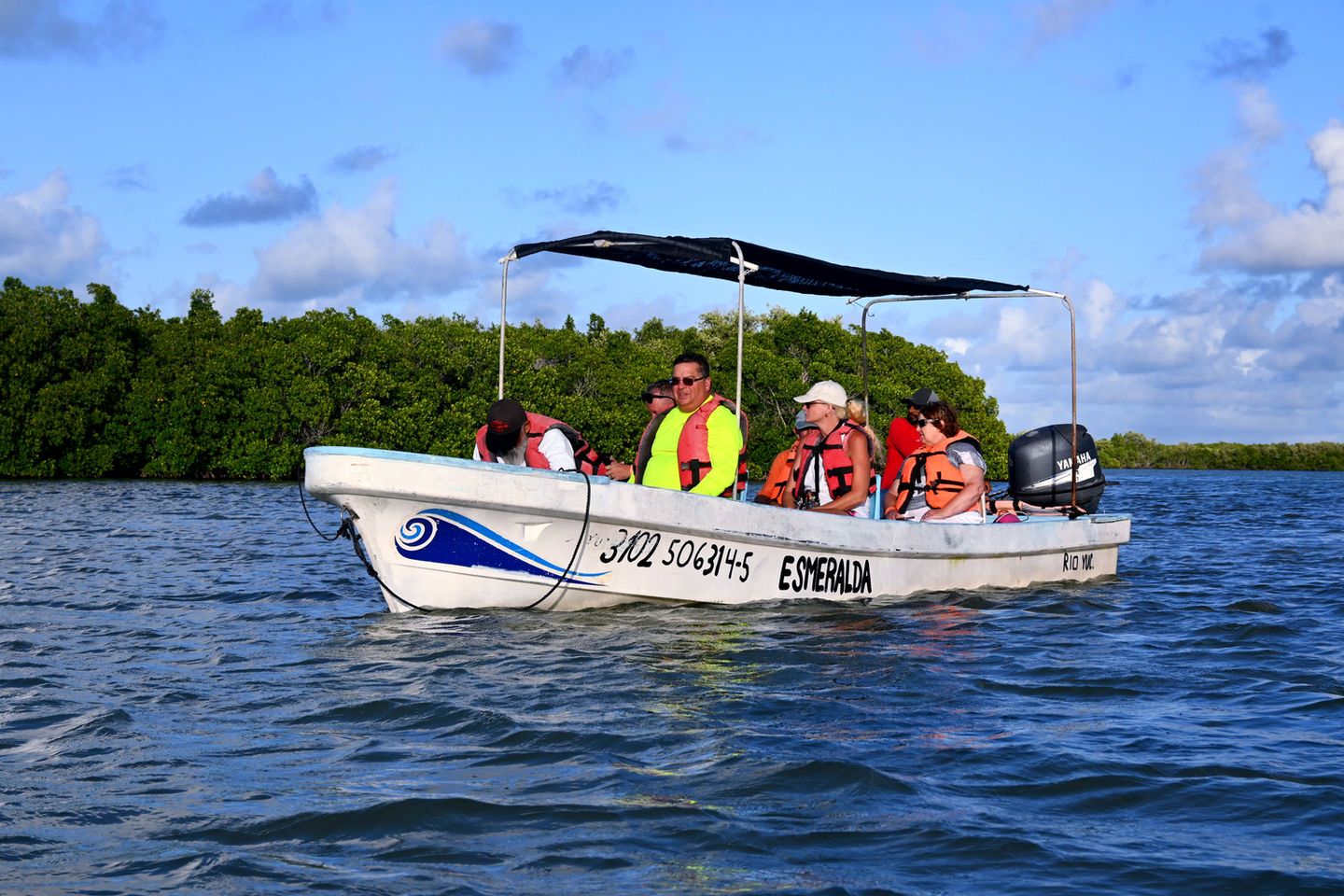 boat tour, Rio Lagartos