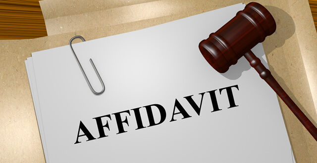 AFFIDAVIT LETTER AND APPOINTMENT
