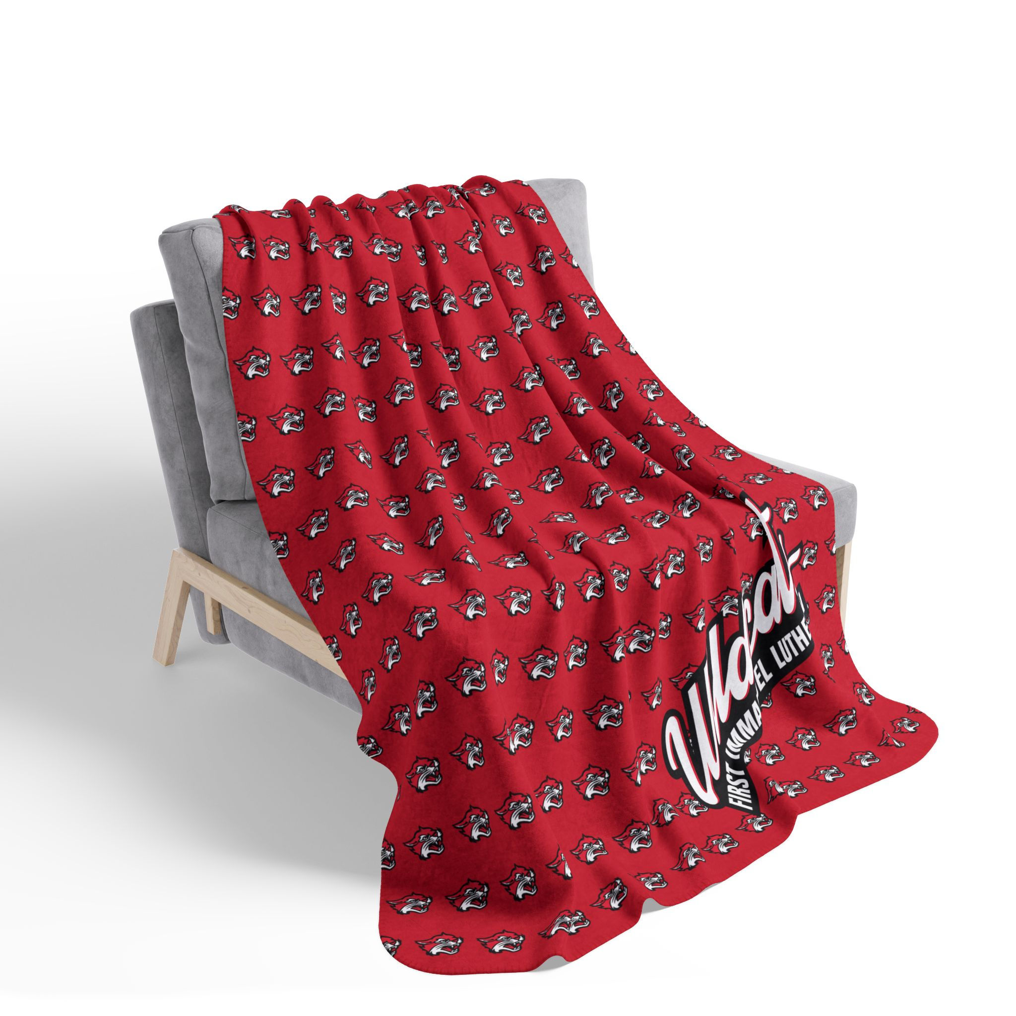Wildcat Fleece Sherpa Blanket