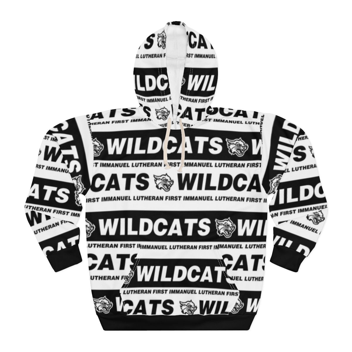 Unisex Banner Print Hoodie