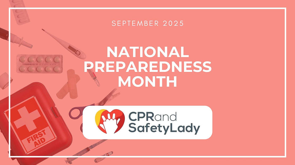 September is National Preparedness Month