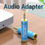 Miniatura: Adaptador de Audio 3.5 mm Macho a 6.35 mm Hembra Azul VAB-S04-L Vention