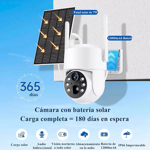 Miniatura: Camara WIFI Solar ICSEE