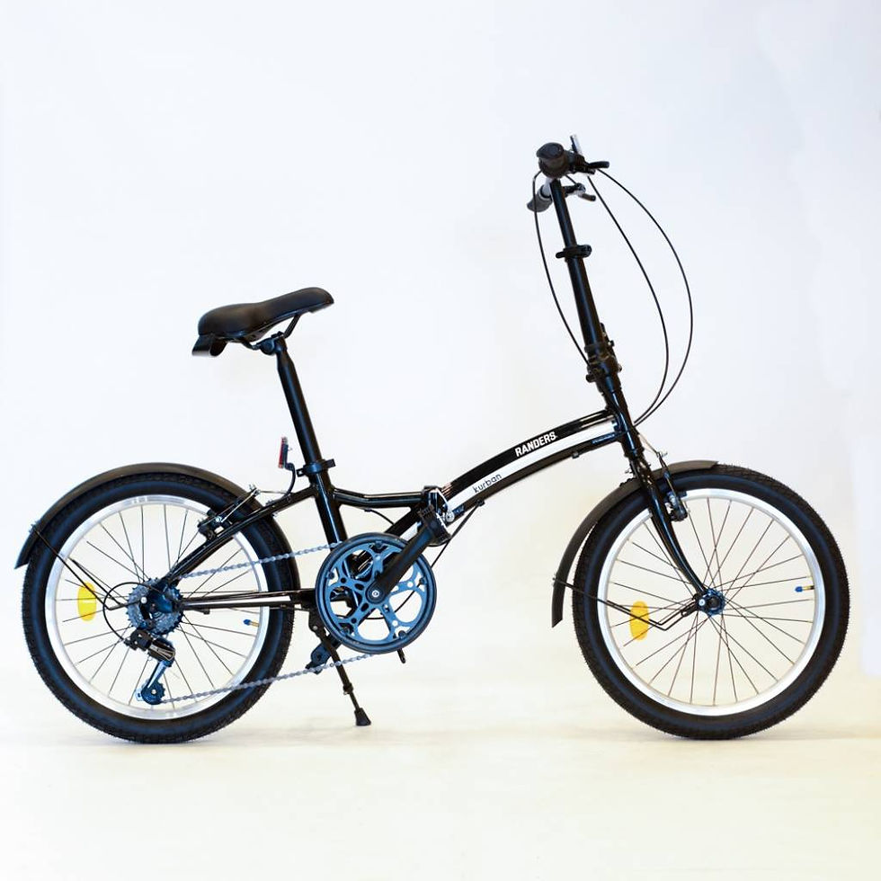 Miniatura: Bicicleta Plegable Rodado 20 7 Velocidades Negro (BKE720A) Randers