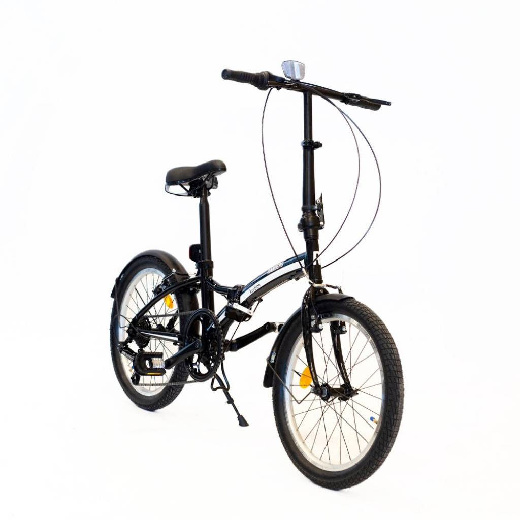Bicicleta Plegable Rodado 20 7 Velocidades Negro (BKE720A) Randers