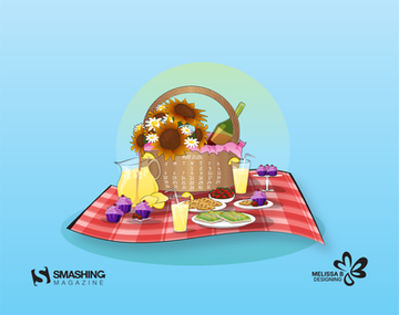 “May We Have a Picnic” Smashing Magazine May 2024 Desktop Wallpaper Contest Submissions