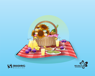 “May We Have a Picnic” Smashing Magazine May 2024 Desktop Wallpaper Contest Submissions