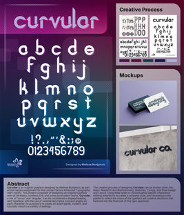 “Curvular” Original Typeface Design