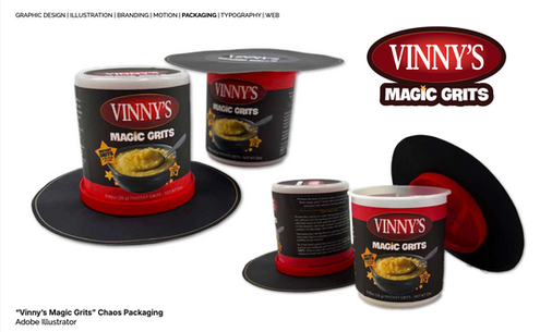 "Vinny's Magic Grits" Chaos Packaging
