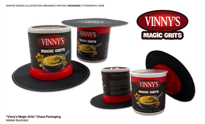 "Vinny's Magic Grits" Chaos Packaging