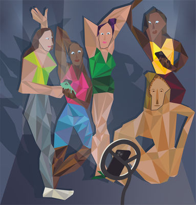 Modern Take on Picasso’s “Les Demoisselles d’Avignon”