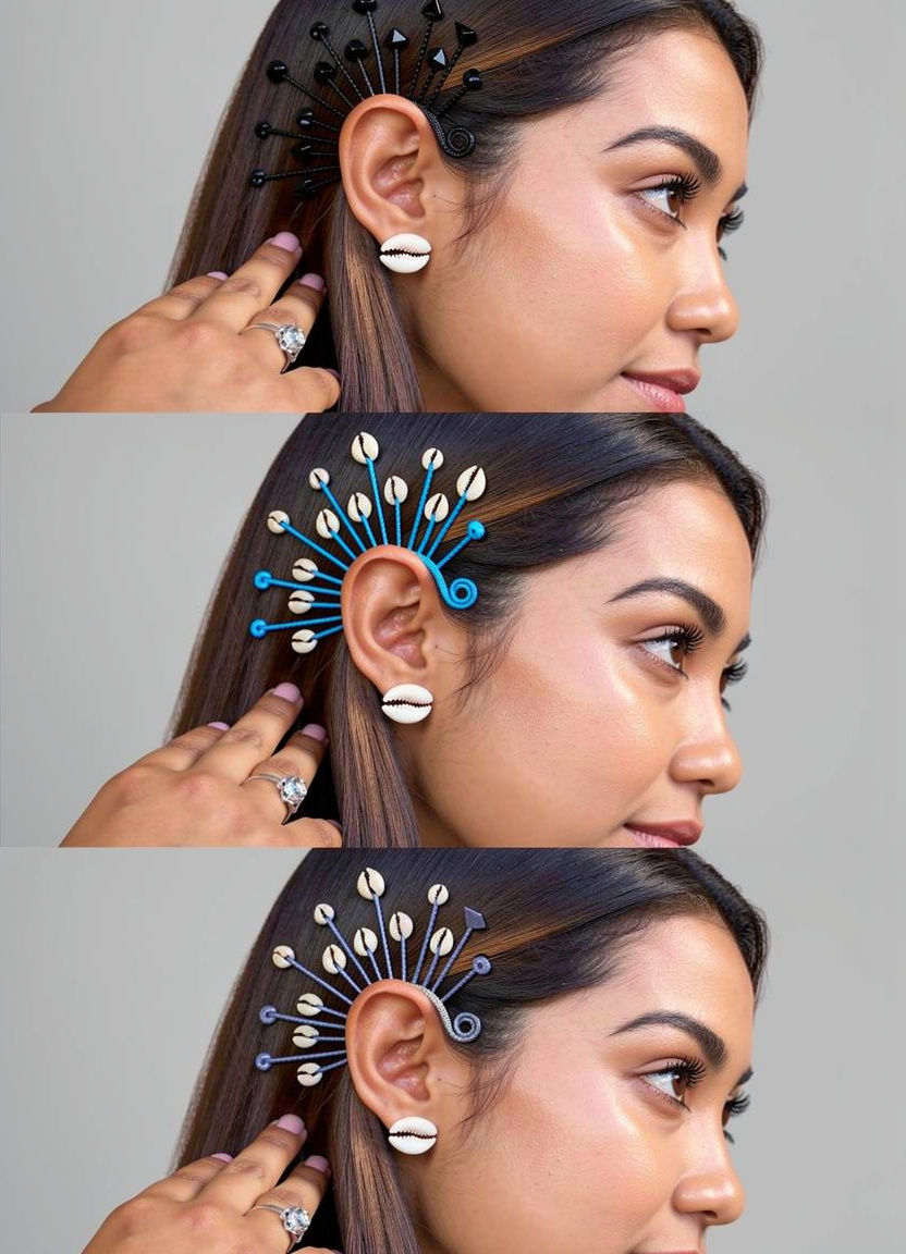 Thumbnail: Crystal Ear Cuffs