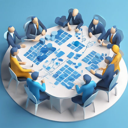 People developing strategy.