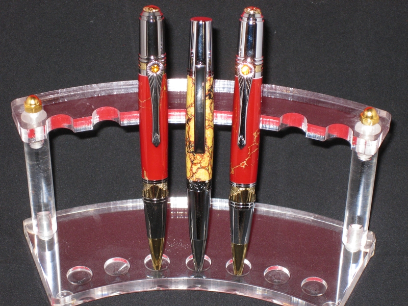 David Broadwell Pens made with tru-stone