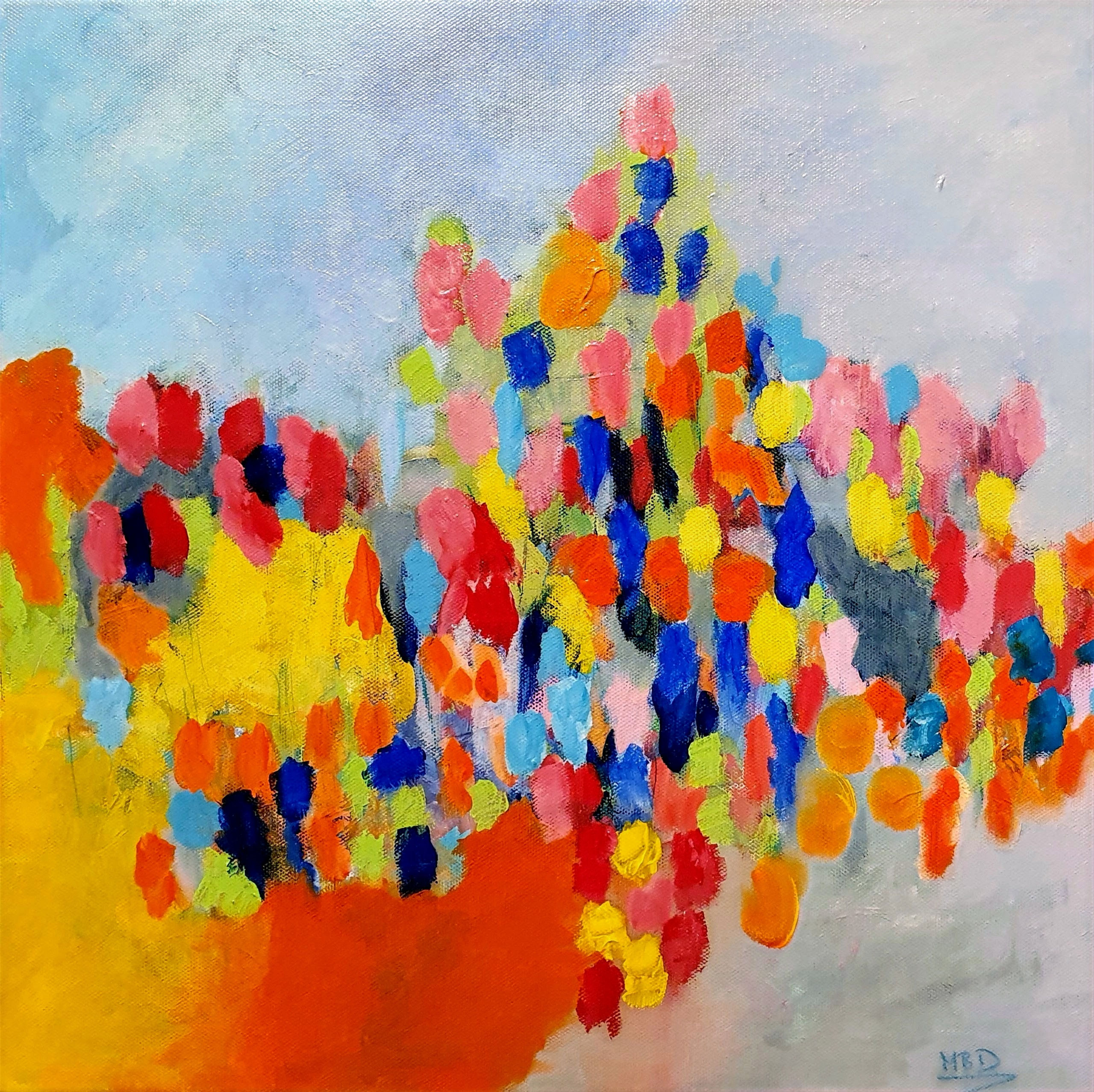 NEW: Meadowsweet - Original Abstract Painting £195.00 GBP