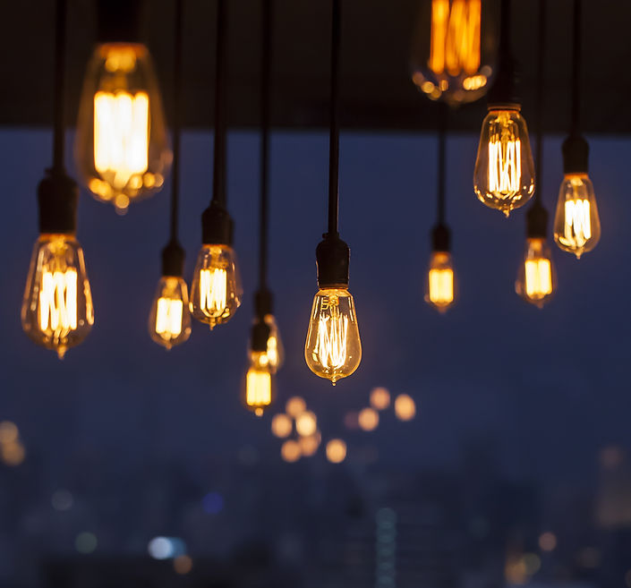 Hanging Edison Bulbs